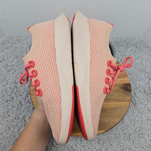 Allbirds Mens 11 Tree Dasher Peach Coral Athletic Active Gym Daily Running Shoe - Picture 7 of 12